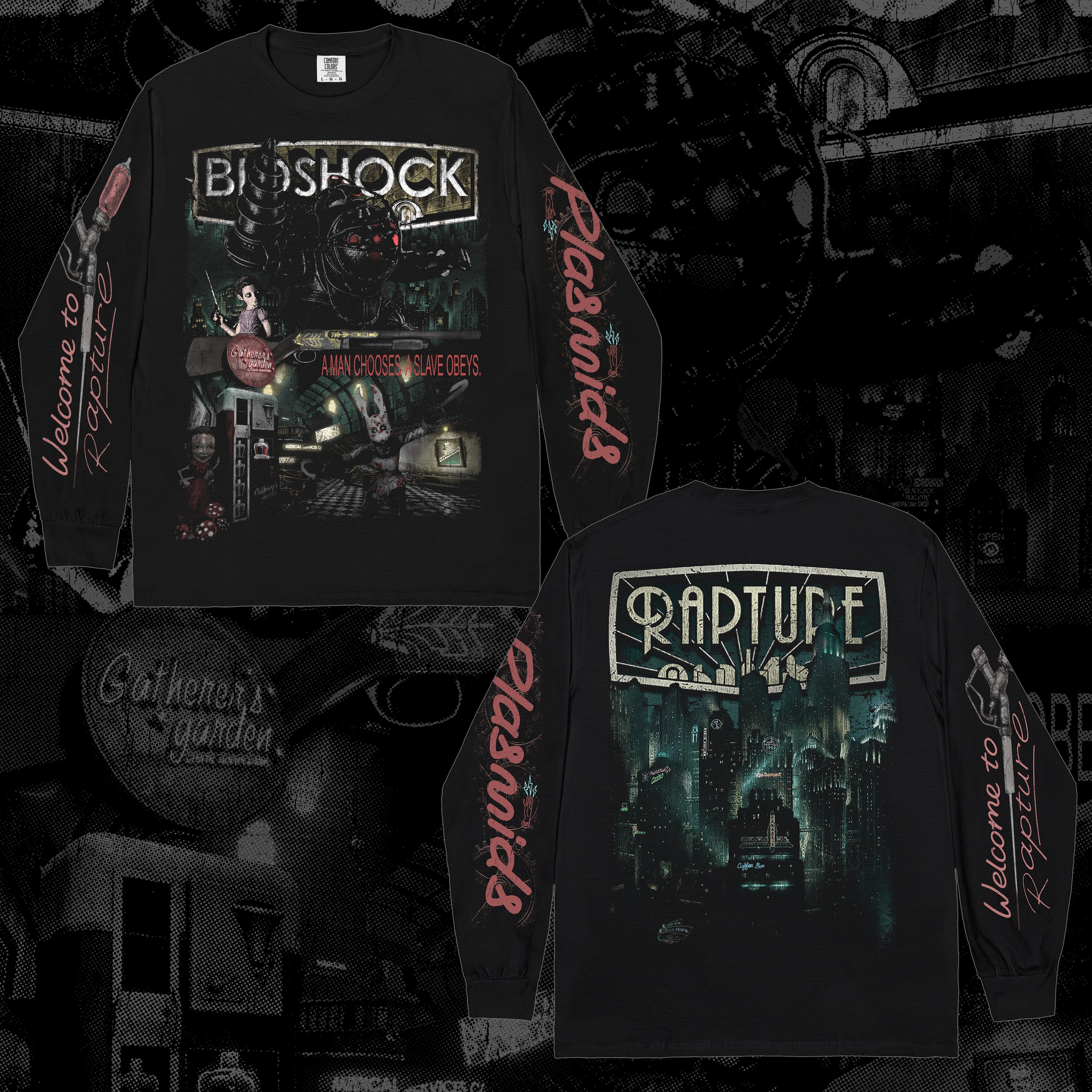 Bioshock "Welcome to Rapture" Long Sleeve