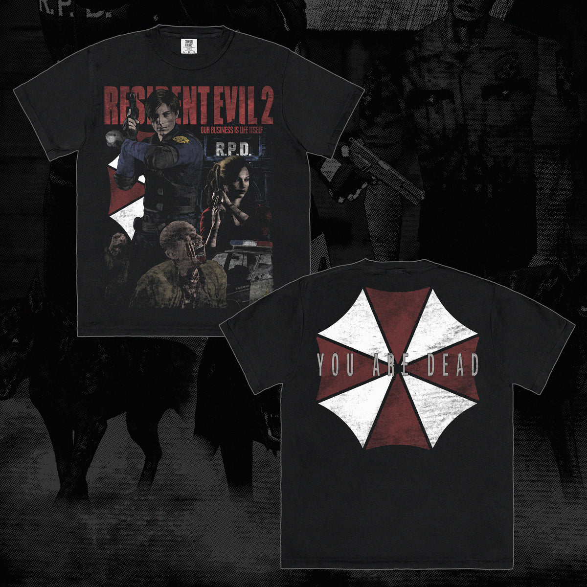 Resident Evil 2 "Our Business Is Life Itself" Short Sleeve